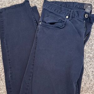 H&M Women's Dark Blue Skinny Jeans